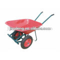 2 wheels metal wheel barrow for Building, farm, garden